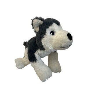 IKEA Livlig Siberian Plush Puppy Dog Husky Wolf Embroidered Eyes Stuffed Animal